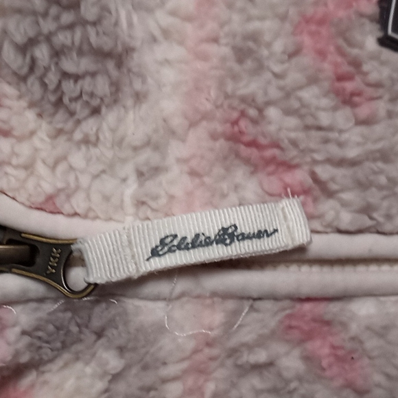 Girls Eddie Bauer zip up fleece hoodie - Picture 3 of 4